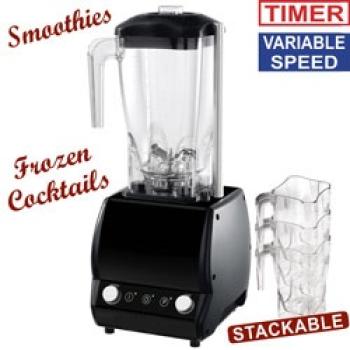 BAR/VV-T (25) Professioneller Mixer, quadratisches Glas 2 Liter, mit Timer - Geschwindigkeitsregler